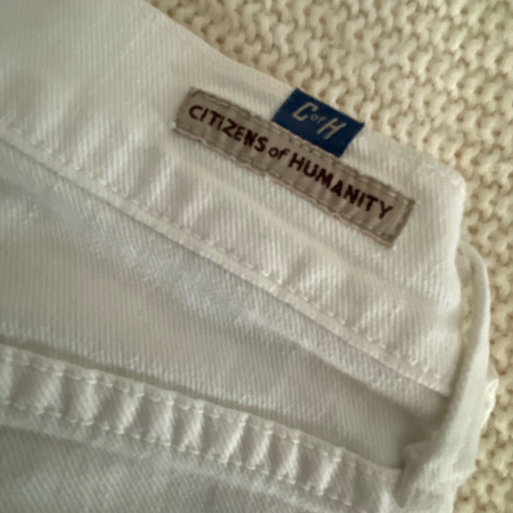 断捨離 セール❣️CITIZENS of HUMANITY ホワイトデニム ◇11ozホワイトデニムパンツ（0774230700